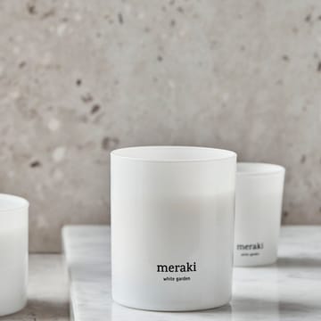 Meraki geurkaars, 35 uur - White garden - Meraki