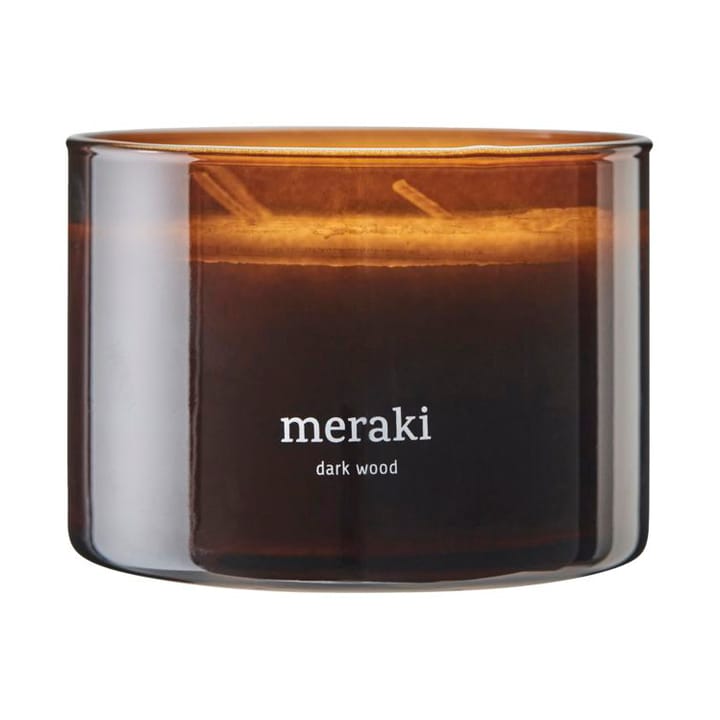 Meraki geurkaars, 60 uur - Dark wood - Meraki