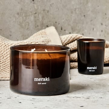 Meraki geurkaars, 60 uur - Dark wood - Meraki