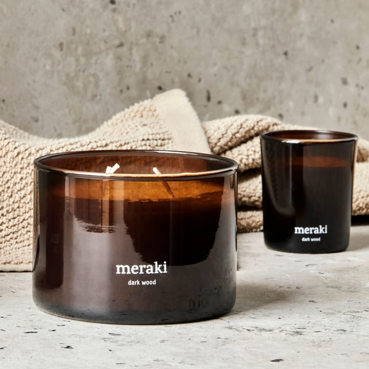 Meraki geurkaars, 60 uur, Dark wood Meraki