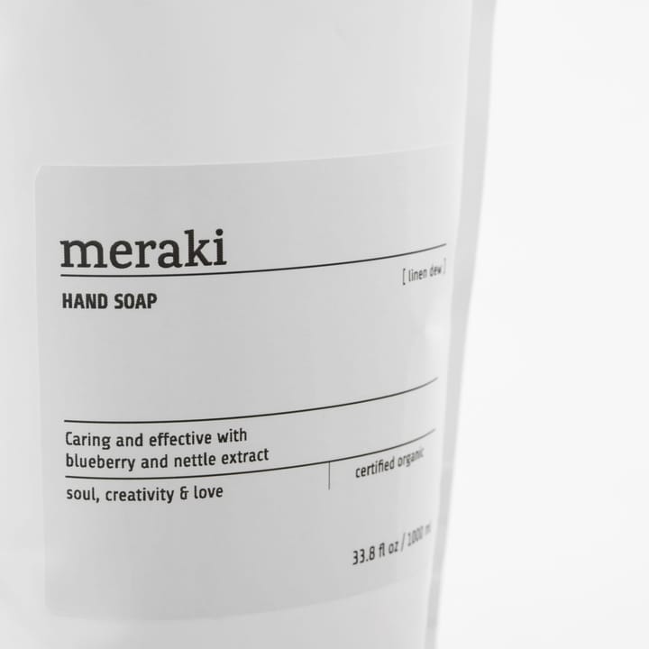 Meraki handzeep refill 1000 ml, Linen dew Meraki