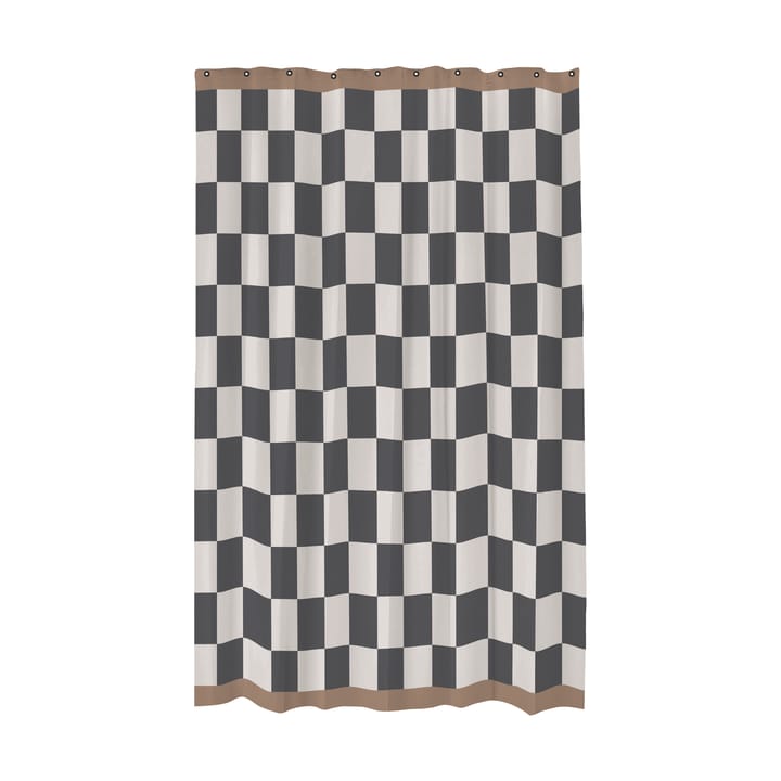 Retro handdoek 50x90 cm - Dark grey - Mette Ditmer