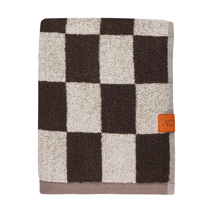 Retro handdoek 50x90 cm - Dark grey - Mette Ditmer