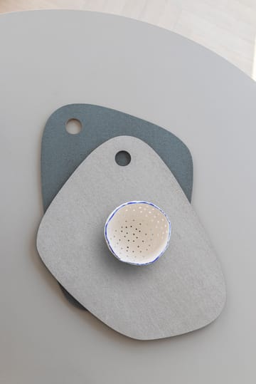 Twin placemat omkeerbaar - Slate blue-light grey - Mette Ditmer