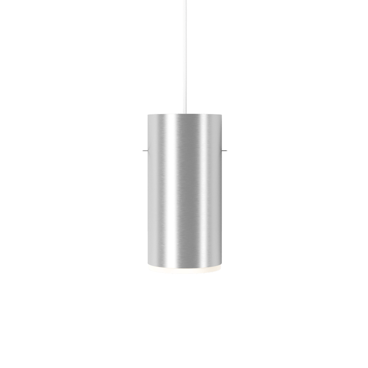 Moebe Tube hanglamp large Ø14 cm, Geborsteld aluminium MOEBE