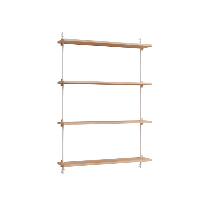 Moebe wall shelving ws.115.1, Eikenhout-wit MOEBE