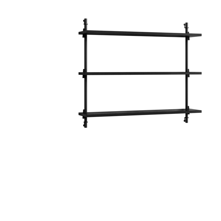 Moebe wall shelving ws.65.1 - Zwart - MOEBE