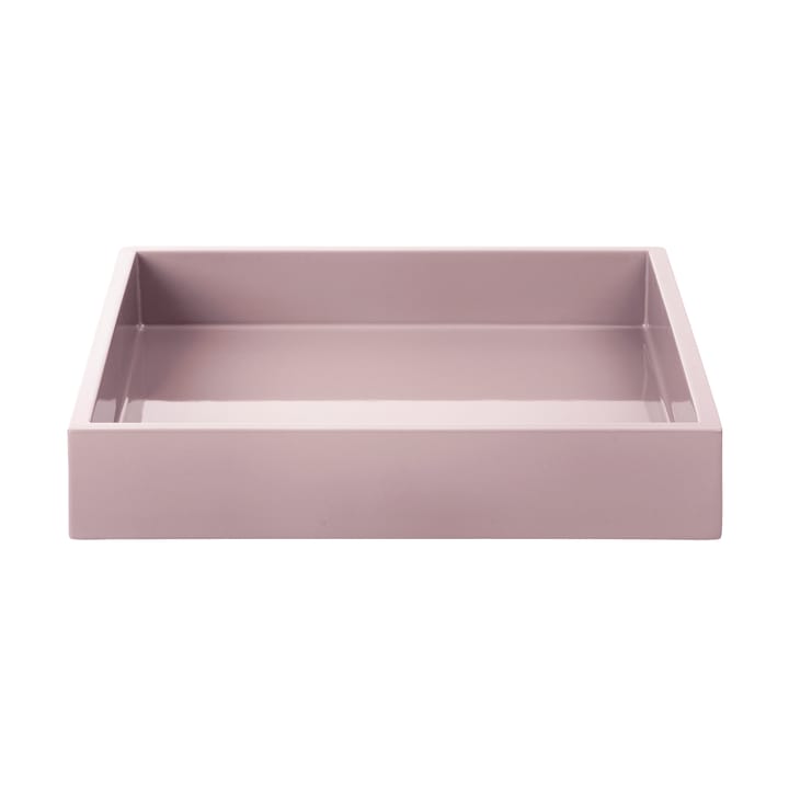 Lux gelakt decoratief dienblad 19x19x3,5 cm - Lavender - Mojoo