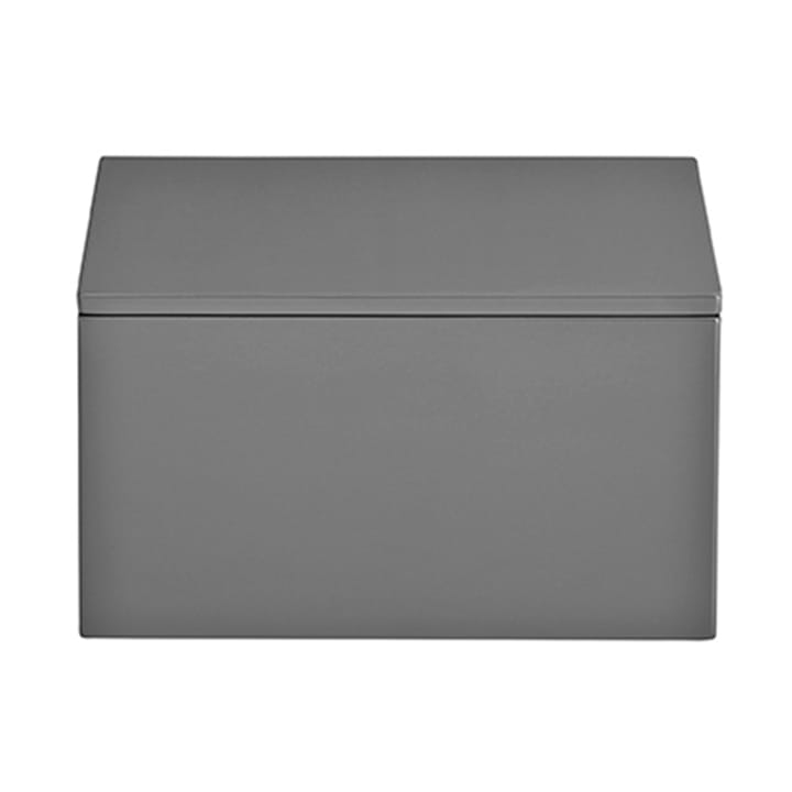 Lux gelakte opbergdoos 19x19x10,5 cm - Antracit - Mojoo