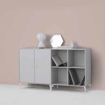 Pair sideboard - anthracite 04, witgelakte poten - Montana