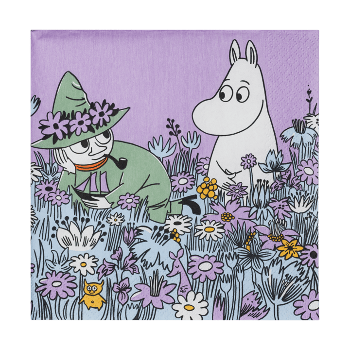 Friends forever Moomin papieren servet 33x33 cm 20-pack - Multi - Moomin Arabia