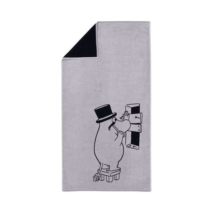 Moomin badhanddoek 70x140 cm - Moominpapa grijs - Moomin Arabia