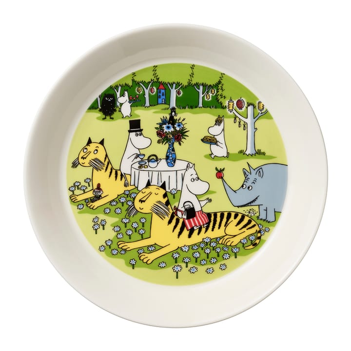 Moomin bord 2023 Garden party, Ø19 cm Moomin Arabia