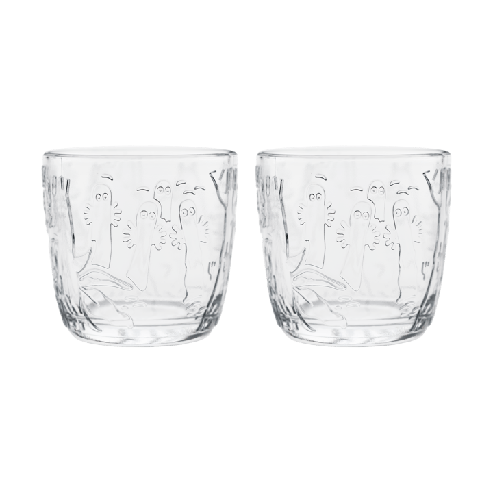 Moomin drinkglas 28 cl 2-pack - Transparant - Moomin Arabia