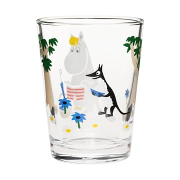 Moomin glas 22 cl. - We gaan op vakantie - Moomin Arabia