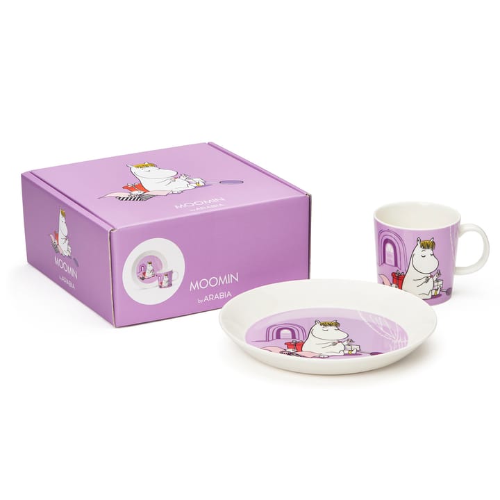 Moomin kinder dinerset - Snork Maiden paars - Moomin Arabia