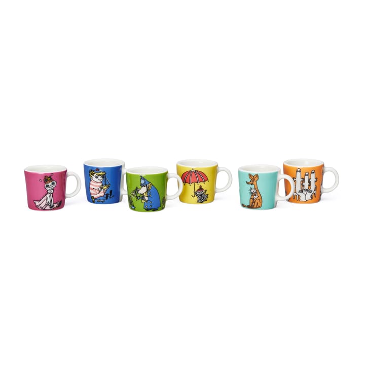 Moomin minimokken 6-pack Derde classic - Multi - Moomin Arabia