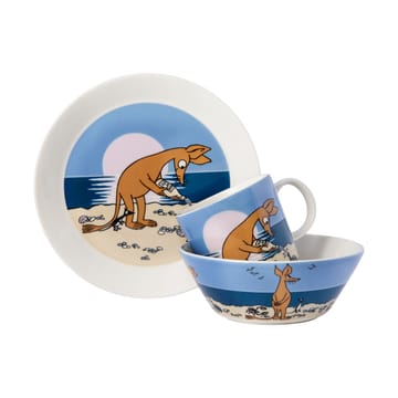 Sniff Moomin bord Ø19 cm - Blauw - Moomin Arabia