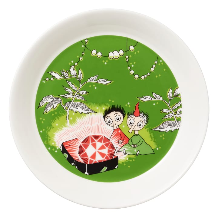 Thingumy & Bob King's Ruby Moomin bord - groen - Moomin Arabia