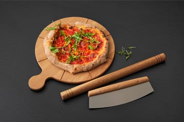 Foresta pizza-snijplank met groeven - Eiken - Morsø