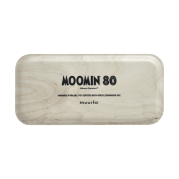 Moomin 80 dienblad 13x27 cm - Wit - Muurla