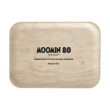 Moomin 80 dienblad 20x27 cm - Berkenhout - Muurla