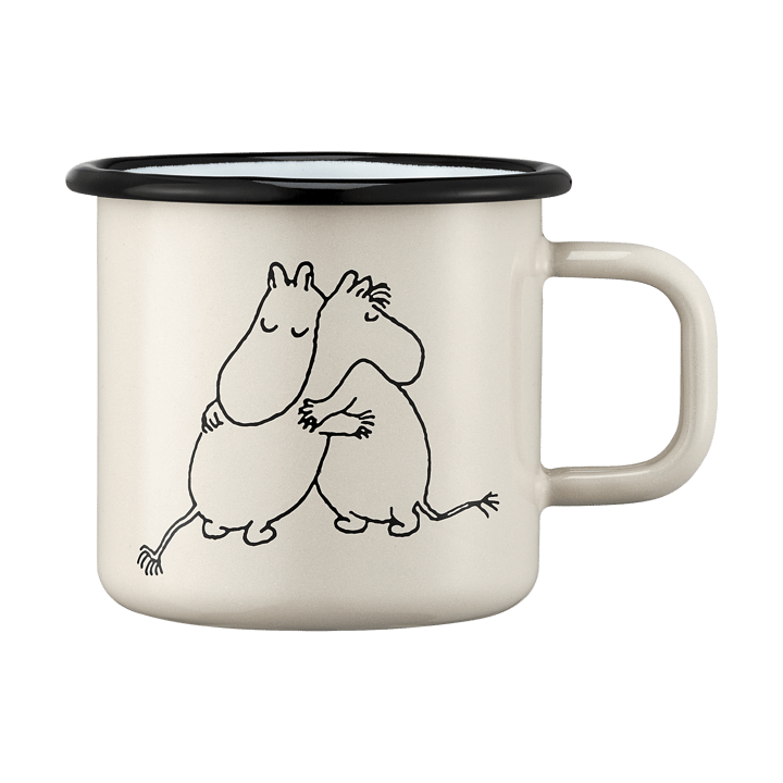 Moomin 80 emaille mok 37 cl - Wit - Muurla