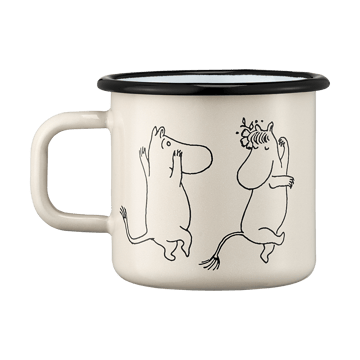 Moomin 80 emaille mok 37 cl - Wit - Muurla