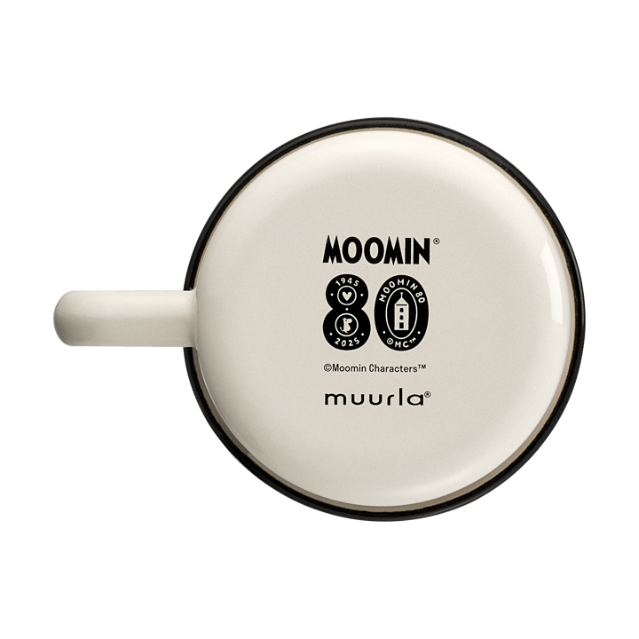 Moomin 80 emaille mok 37 cl, Wit Muurla