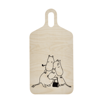 Moomin 80 snijplank 23x44 cm - Wit - Muurla