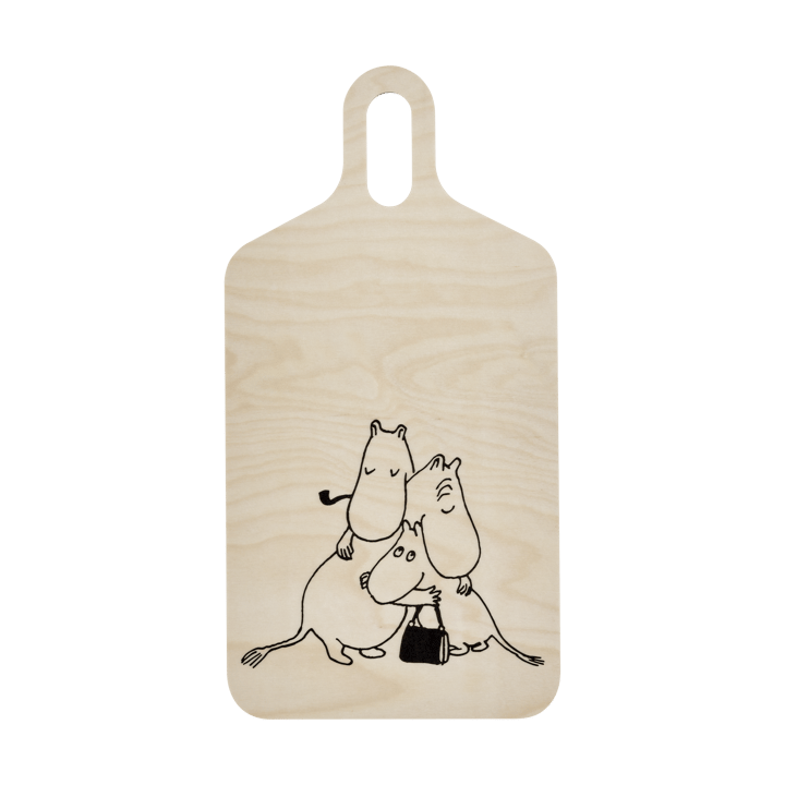 Moomin 80 snijplank 23x44 cm, Wit Muurla