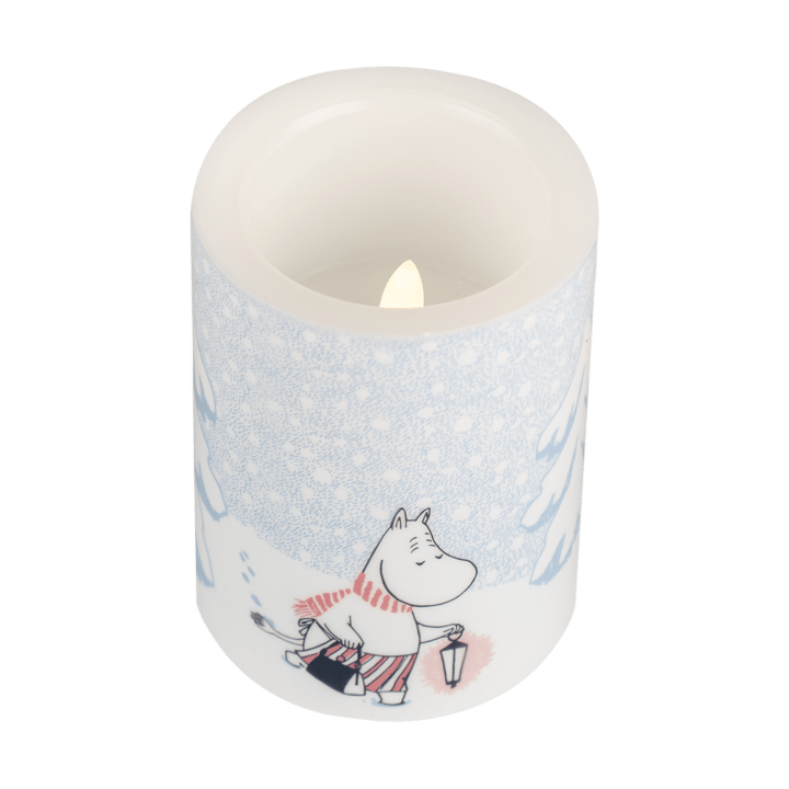 Moomin blokkaars LED 10 cm - Let it snow - Muurla