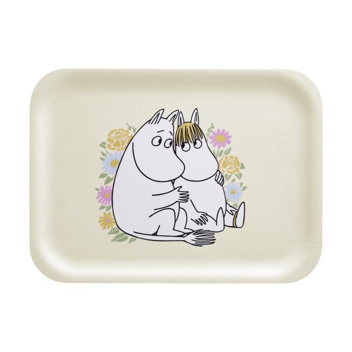 Moomin dienblad 20x27 cm - Flowers - Muurla