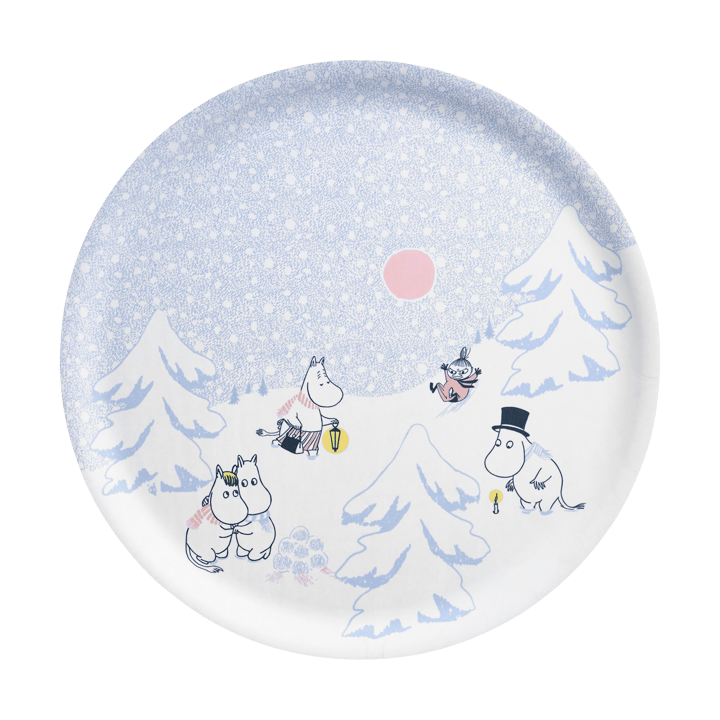 Moomin dienblad Ø35 cm - Let it snow - Muurla