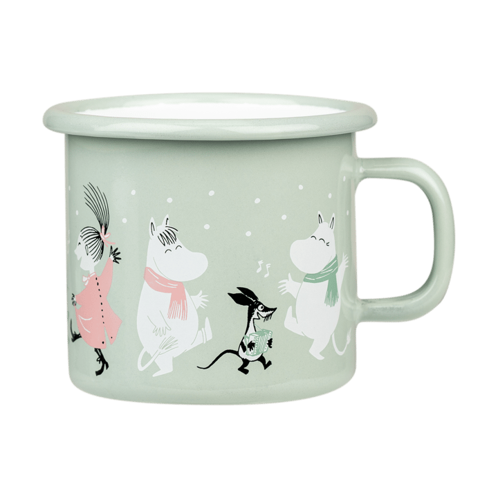 Moomin emaille mok 25 cl - Festive spirits - Muurla