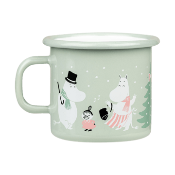 Moomin emaille mok 25 cl - Festive spirits - Muurla