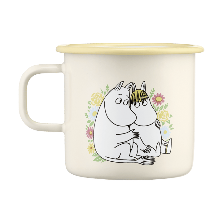 Moomin emaille mok 55 cl, Flowers Muurla