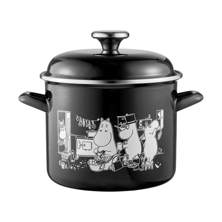 Moomin geëmailleerde pan hoge deksel 3,5 L - Kitchen - Muurla