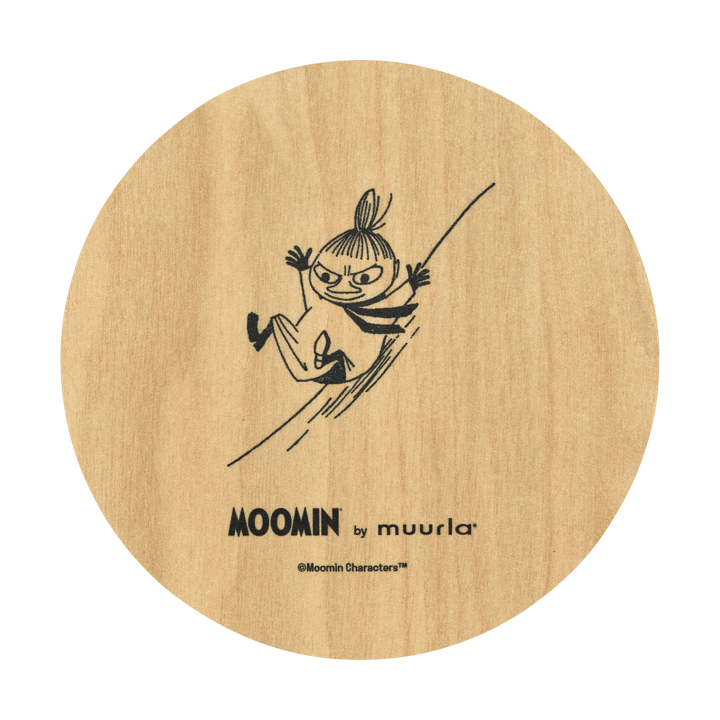 Moomin glasonderzetter Ø10 cm, Let it snow Muurla