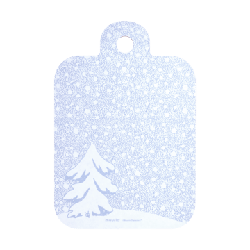 Moomin snijplank 21x31 cm - Let it snow - Muurla