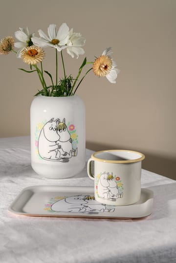 Moomin vaas 19 cm - Flowers - Muurla