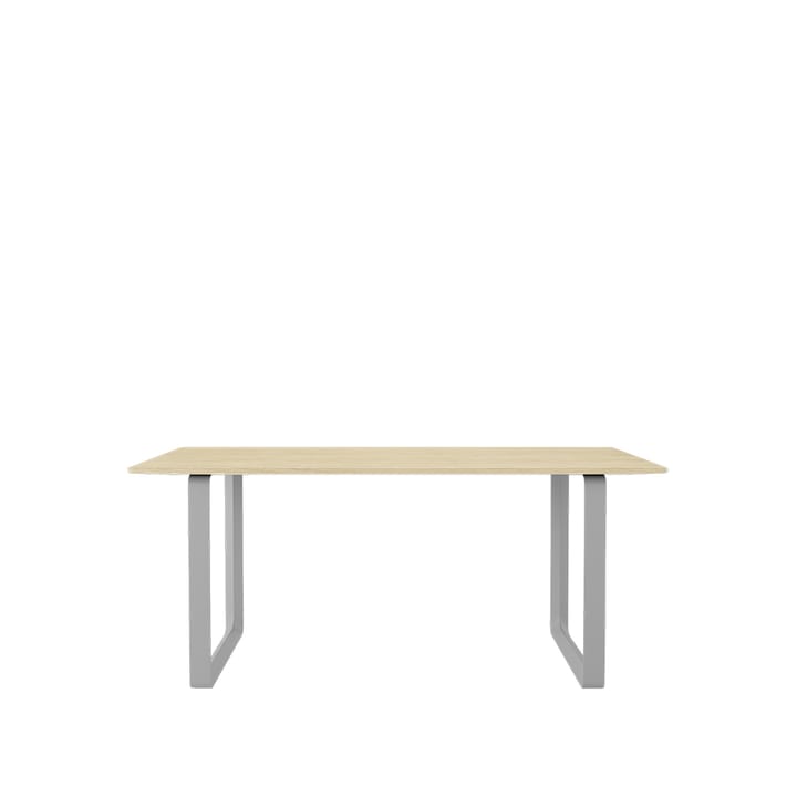 70/70 eettafel 170x85 cm - Solid oak-Grey - Muuto