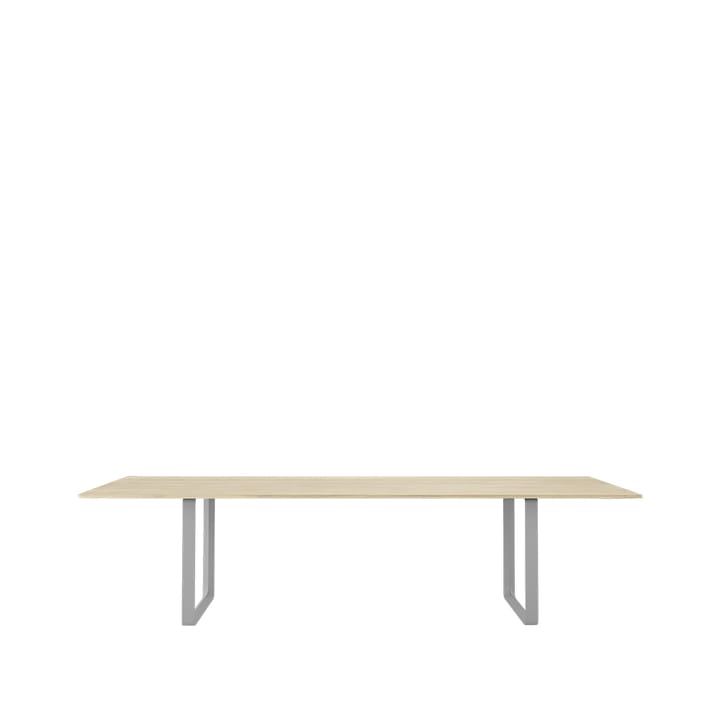 70/70 eettafel 295x108 cm - Solid oak-Grey - Muuto