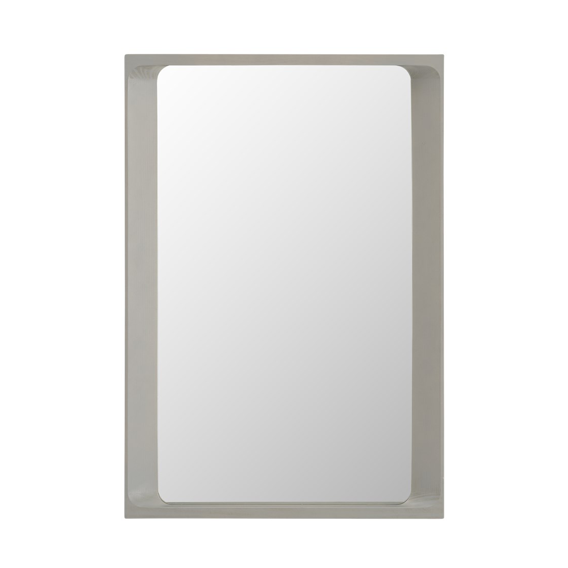 Muuto Arced spiegel 80x55 cm Light grey