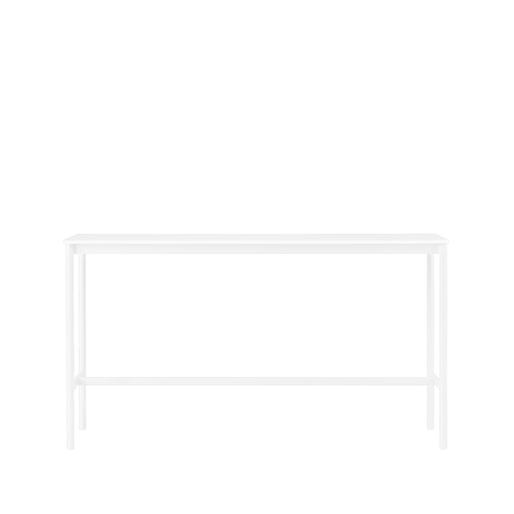 Base High bartafel - white laminate, wit onderstel, abs rand, b50 l190 h105 - Muuto