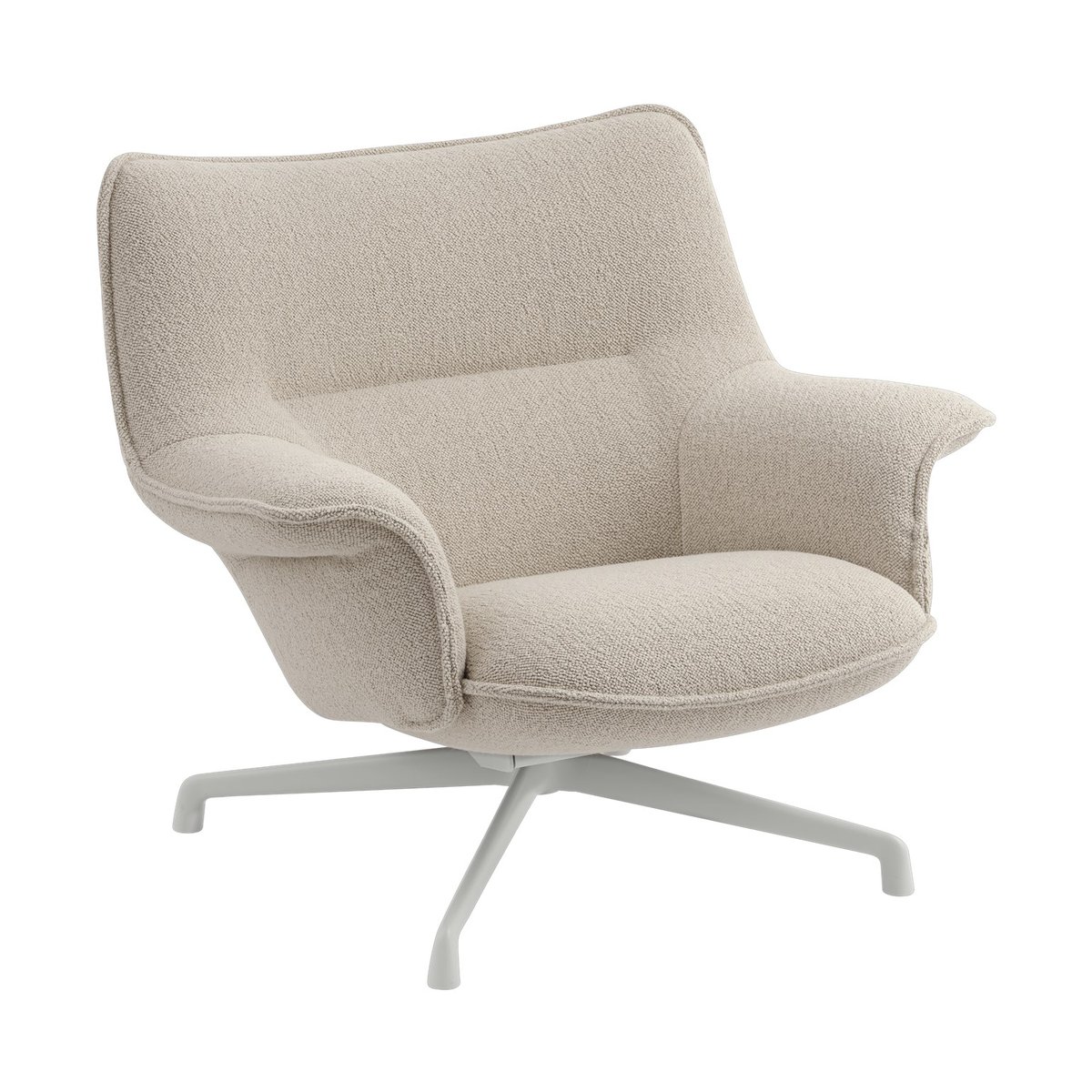 Muuto Doze fauteuil laag draaivoet Hearth 7-grey