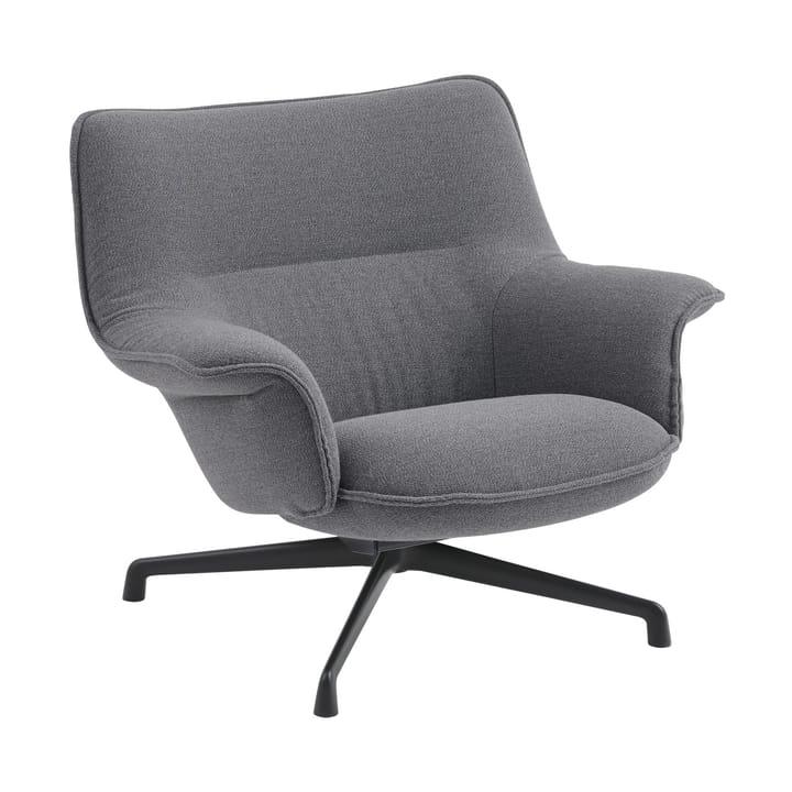 Doze fauteuil laag draaivoet - Ocean 80-anthracite black - Muuto