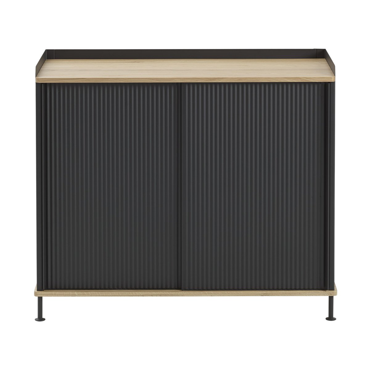 Muuto Enfold Sideboard 100x45x85 cm Laquered oak-anthracite black