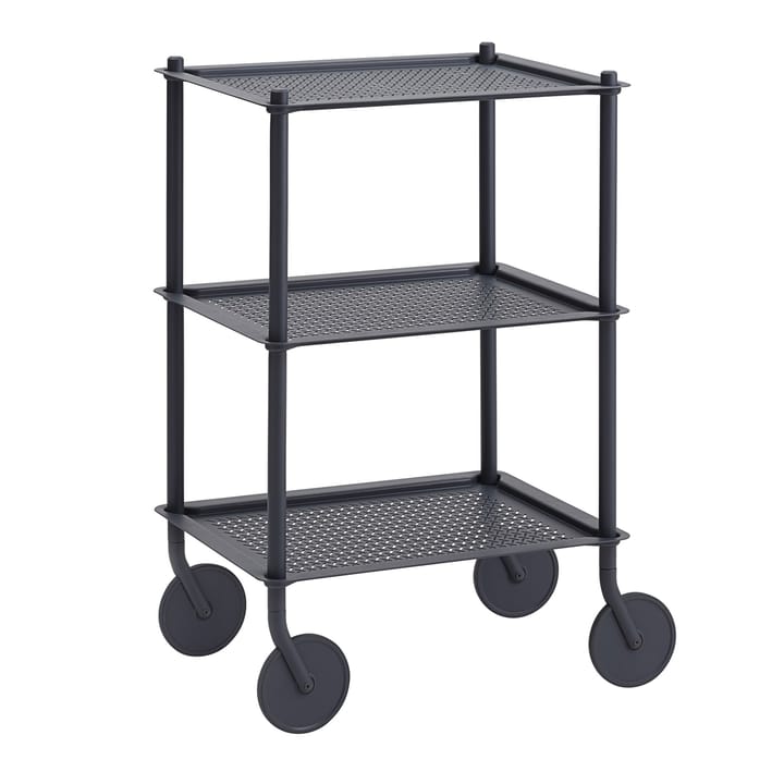 Flow 3-layer trolley 90 cm - Blauw-grijs - Muuto