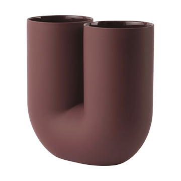 Kink vaas 26 cm - Deep red - Muuto